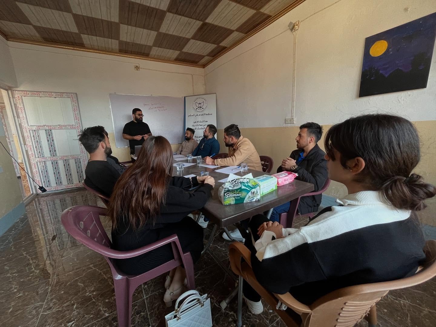 Participants during a peacebuilding training in Sinjar